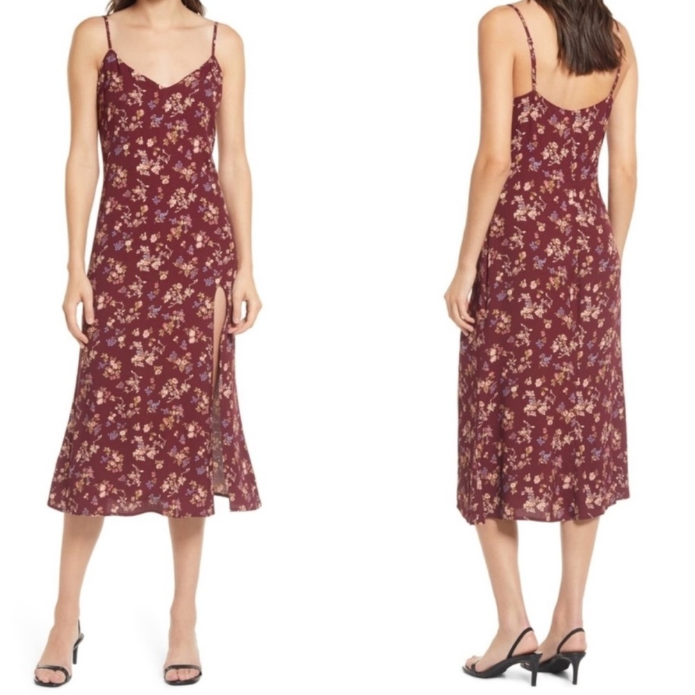 Reformation Crimini Red Sundress Midi